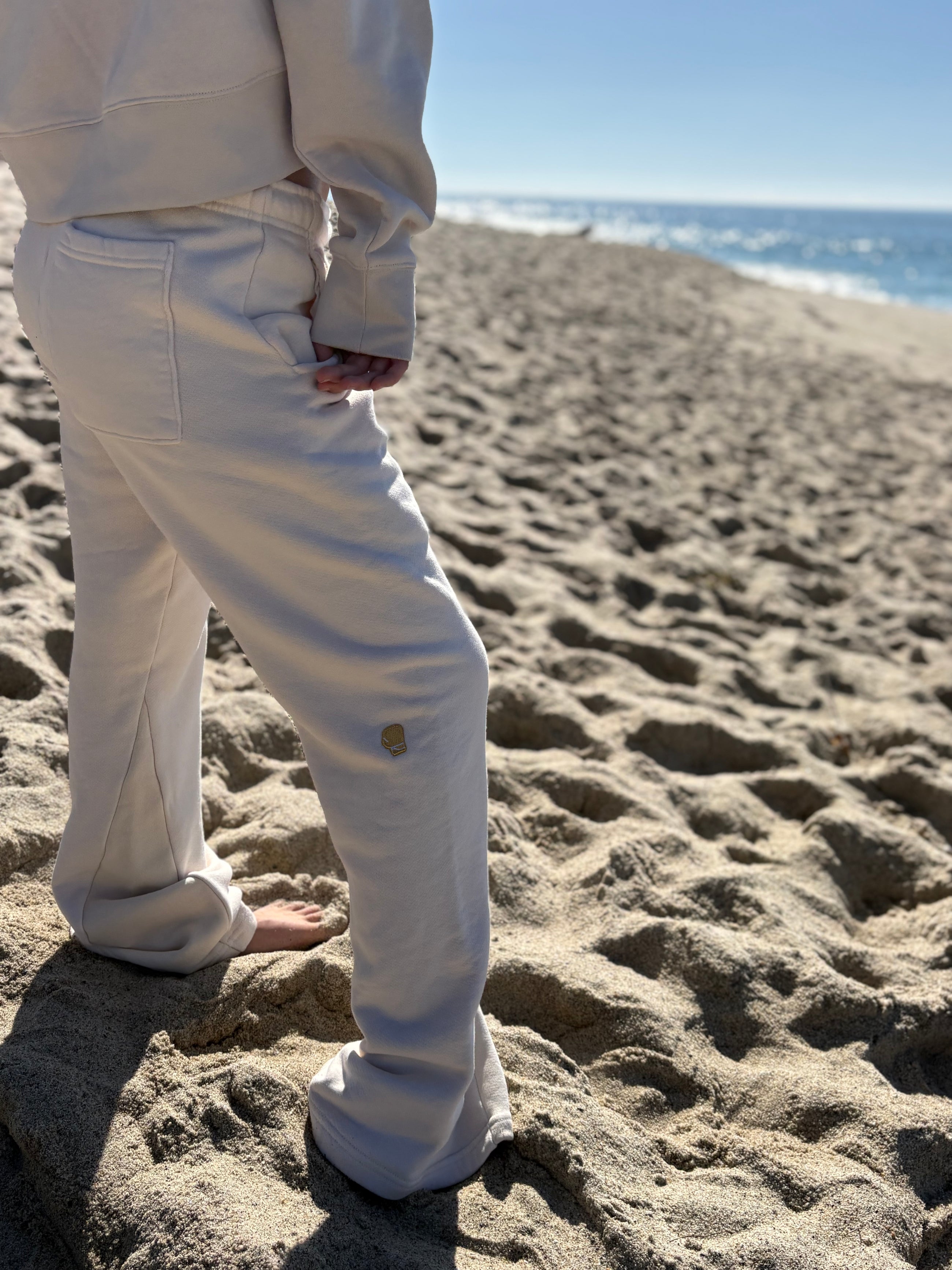 Wide Leg BB Sweat Pants