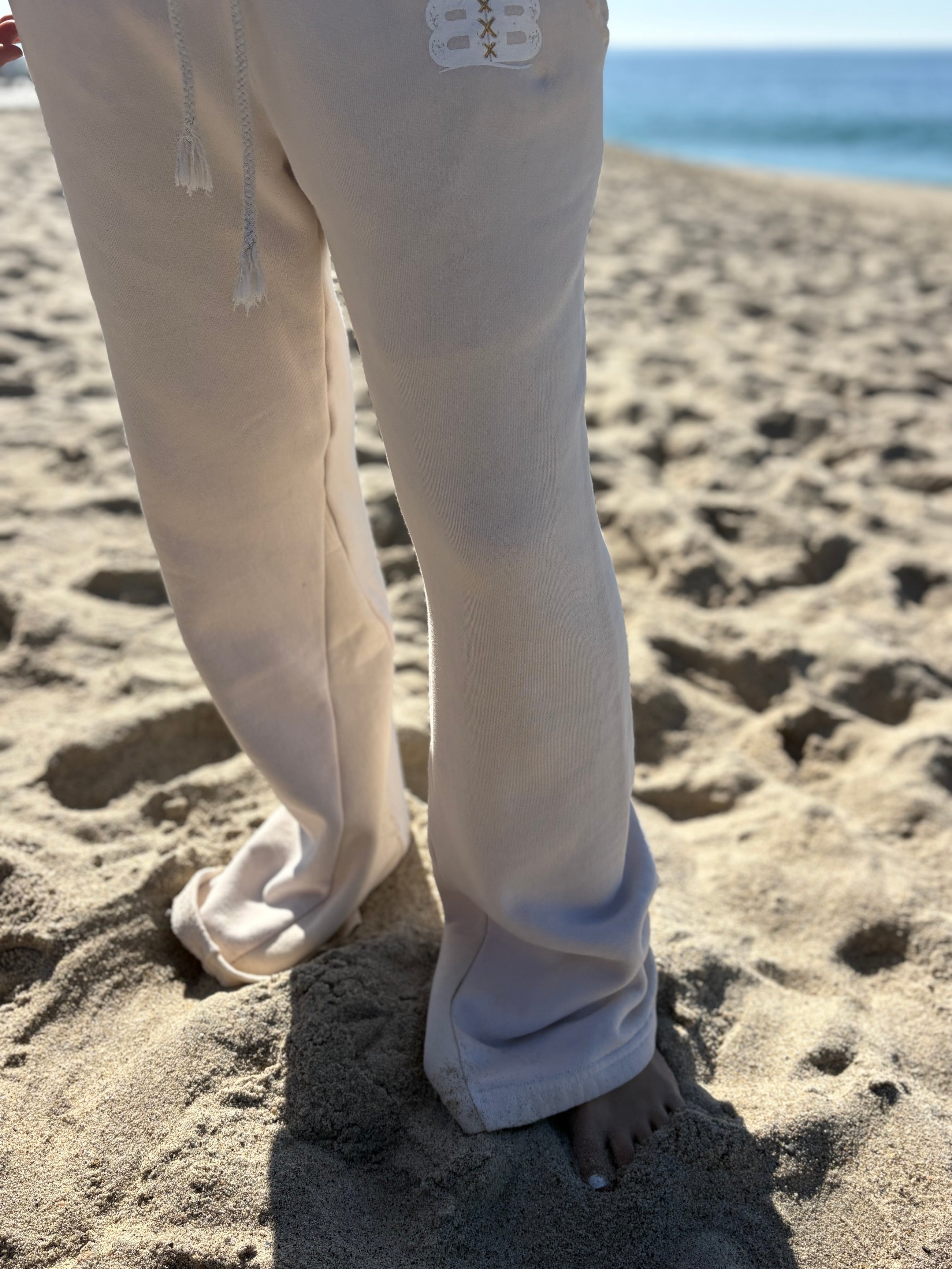 Wide Leg BB Sweat Pants