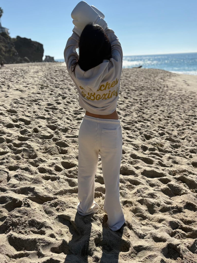 BB Cropped Stay Gold Hoodie